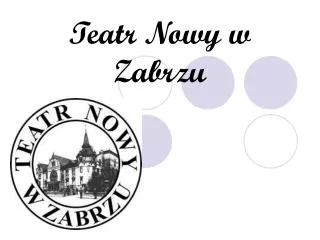 teatr nowy w zabrzu