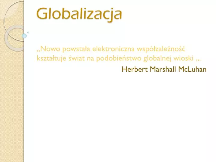 globalizacja