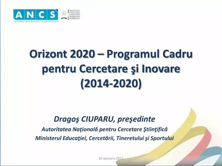 orizont 2020 programul cadru pentru cercetare i inovare 2014 2020