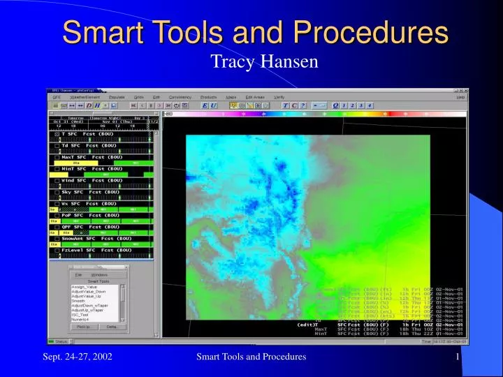 smart tools and procedures