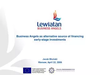Business Angels as alternative source of financing early-stage investments