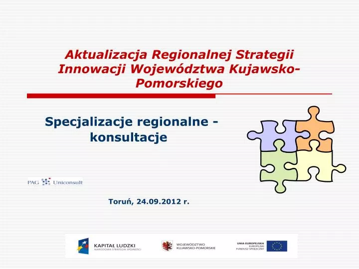 aktualizacja regionalnej strategii innowacji wojew dztwa kujawsko pomorskiego