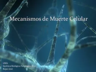 m ecanismos de muerte celular