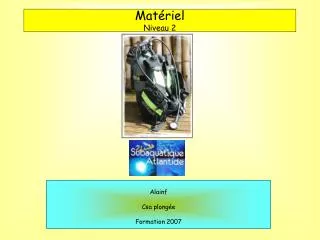 mat riel niveau 2