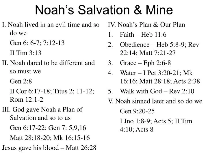 noah s salvation mine