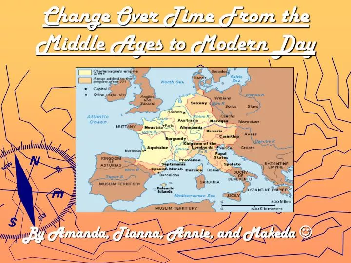 change over time from the middle ages to modern day