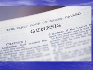 Genesis (The book of beginnings)