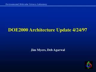 DOE2000 Architecture Update 4/24/97