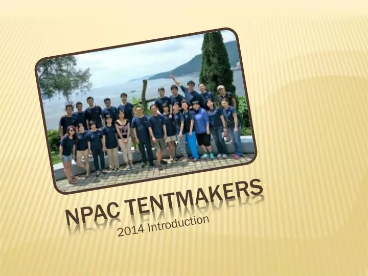 npac tentmakers