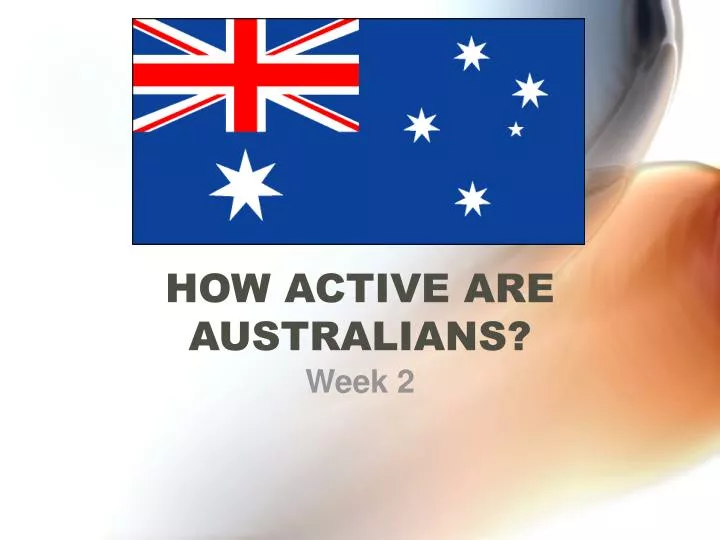 how active are australians