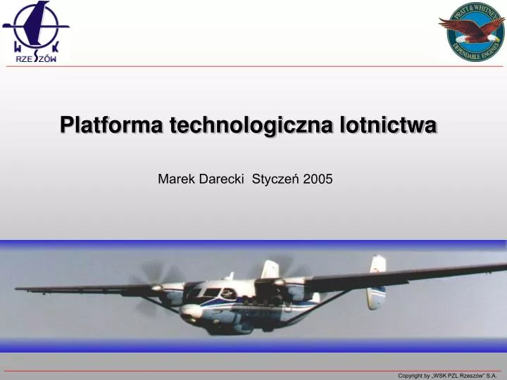 platforma technologiczna lotnictwa