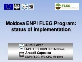 Moldova ENPI FLEG Program: status of implementation