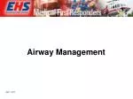 Airway Management