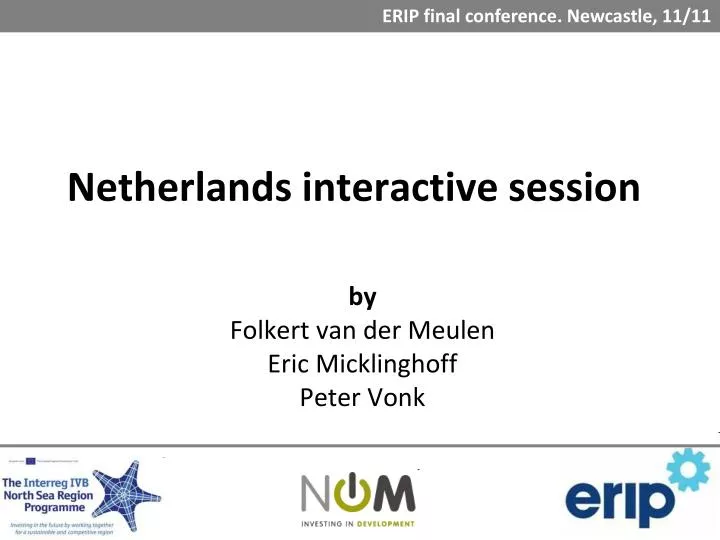 netherlands interactive session