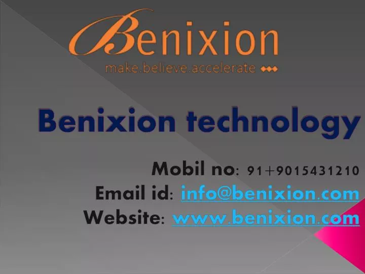 benixion technology