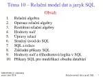 Obsah - slide 1