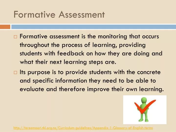 formative assessment