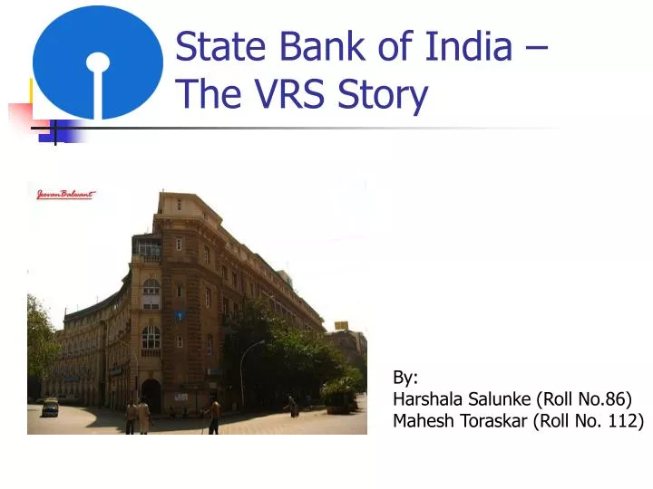 state bank of india the vrs story