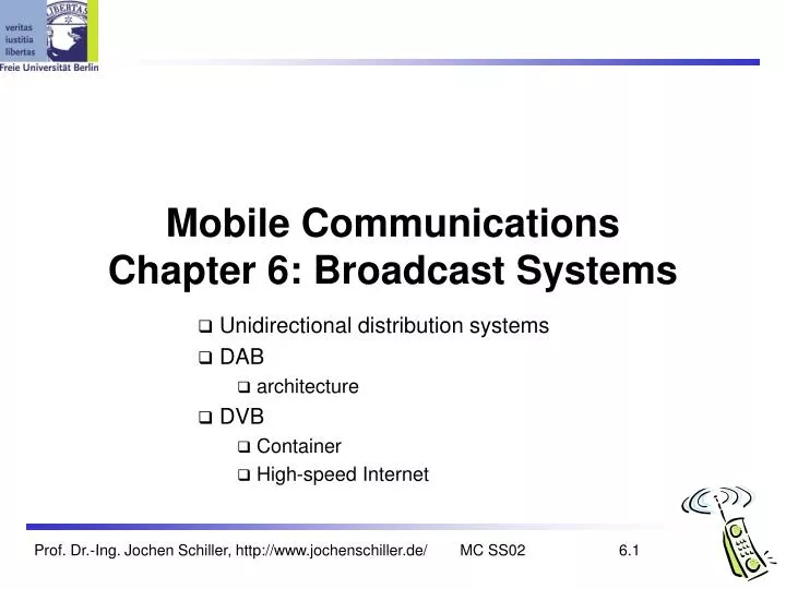 unidirectional distribution systems dab architecture dvb container high speed internet