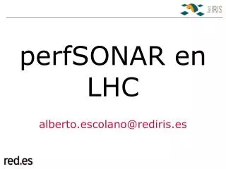 perfsonar en lhc