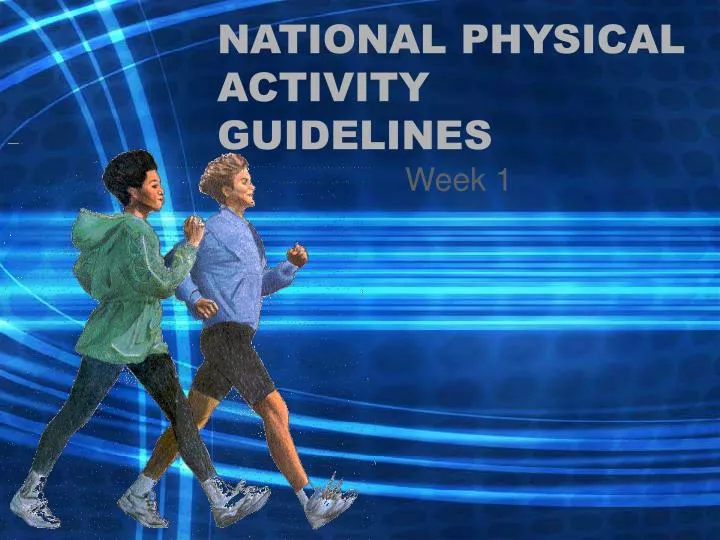 national physical activity guidelines