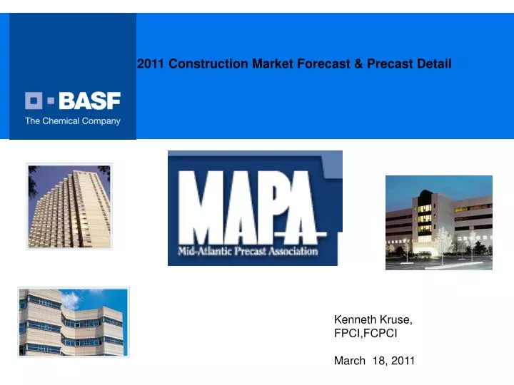 2011 construction market forecast precast detail