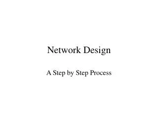 Network Design