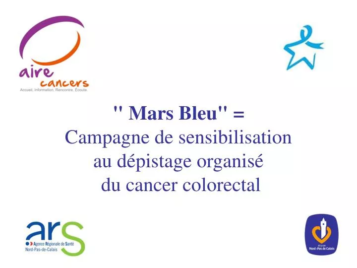 mars bleu campagne de sensibilisation au d pistage organis du cancer colorectal
