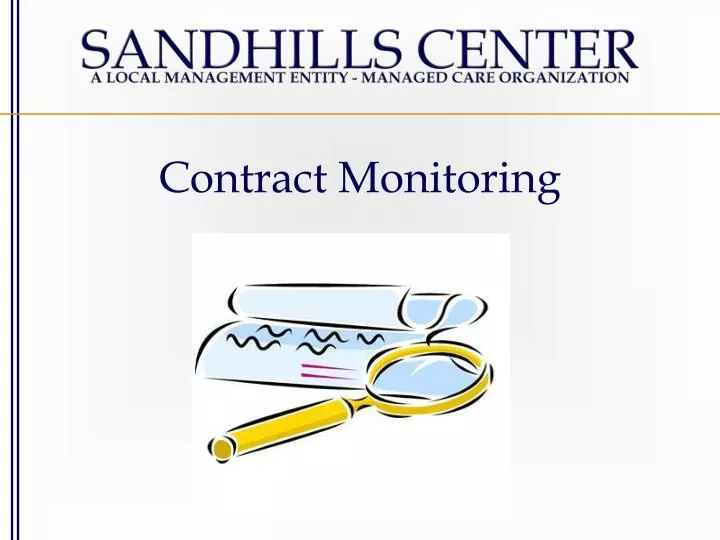 contract monitoring