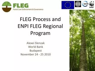 FLEG Process and ENPI FLEG Regional Program