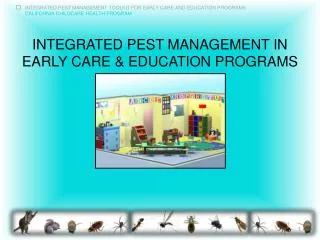 Integrated Pest Management in Early Care &amp; Education Programs