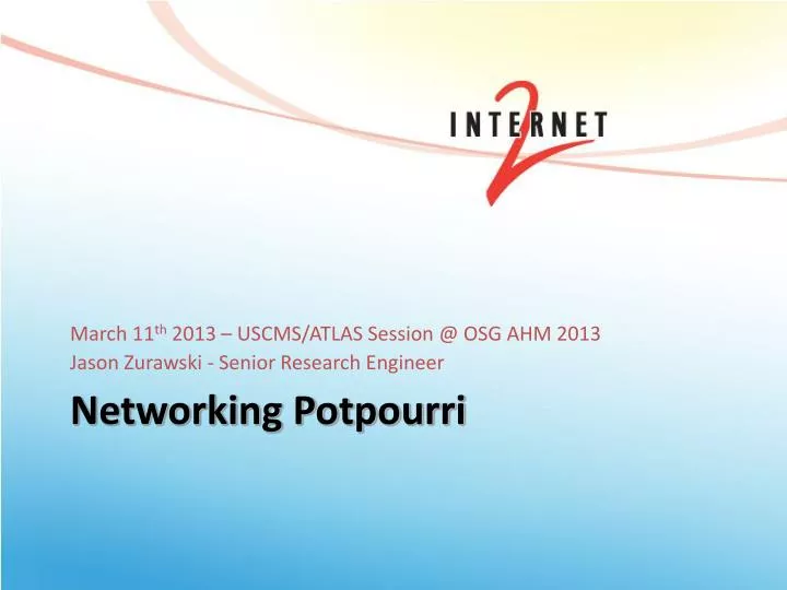 networking potpourri