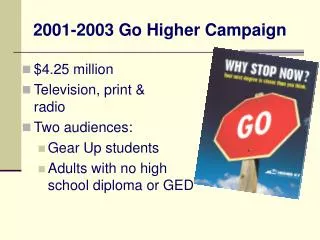 2001-2003 Go Higher Campaign