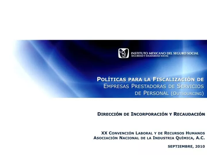 pol ticas para la fiscalizaci n de empresas prestadoras de servicios de personal outsourcing