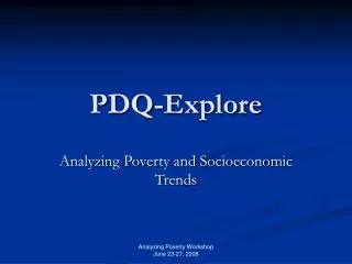 PDQ-Explore