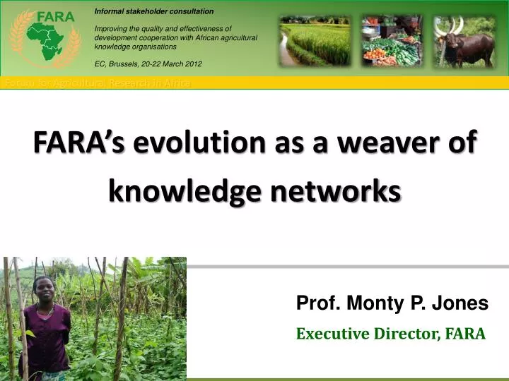 fara s evolution as a weaver of knowledge networks