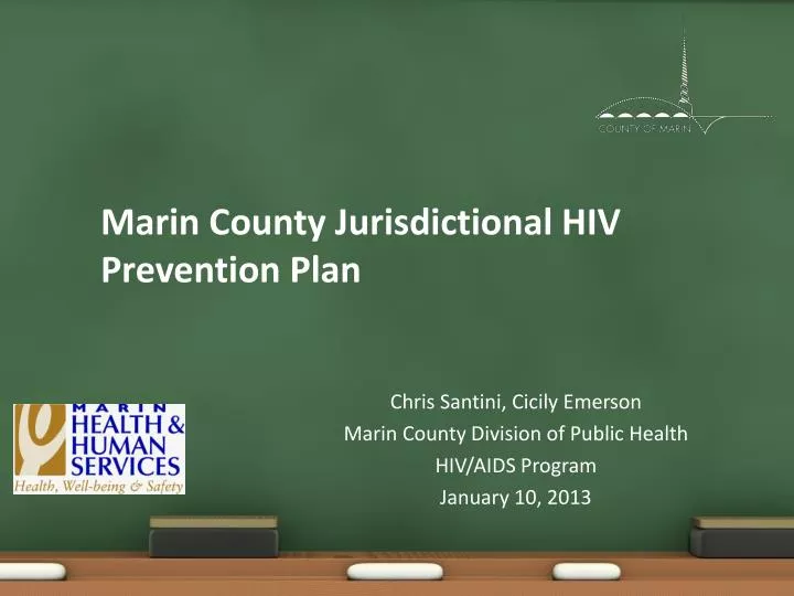 marin county jurisdictional hiv prevention plan