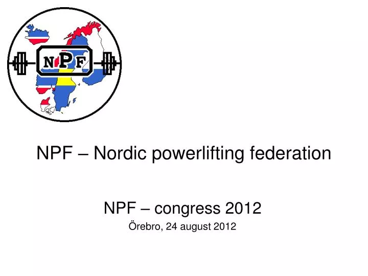 npf nordic powerlifting federation