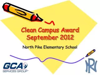 Clean Campus Award September 2012