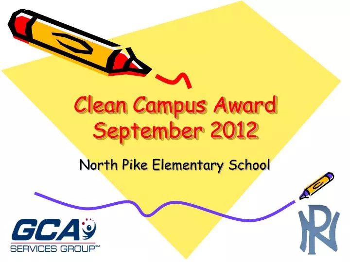 clean campus award september 2012