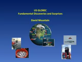US GLOBEC Fundamental Discoveries and Surprises David Mountain