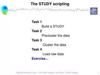 The STUDY scripting