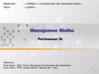 pertemuan xi