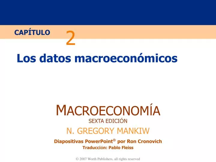 los datos macroecon mico s