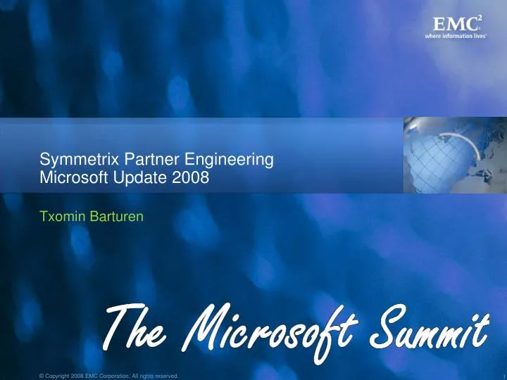symmetrix partner engineering microsoft update 2008