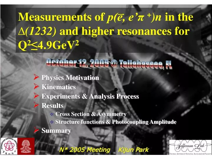 measurements of p e e n in the 1232 and higher resonances for q 2 4 9 gev 2