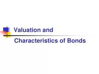Valuation and