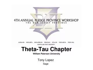 Theta-Tau Chapter William Paterson University