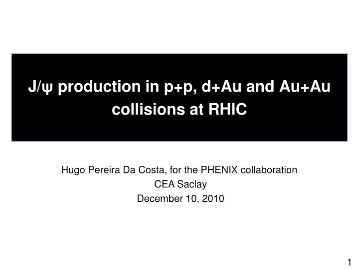 j production in p p d au and au au collisions at rhic
