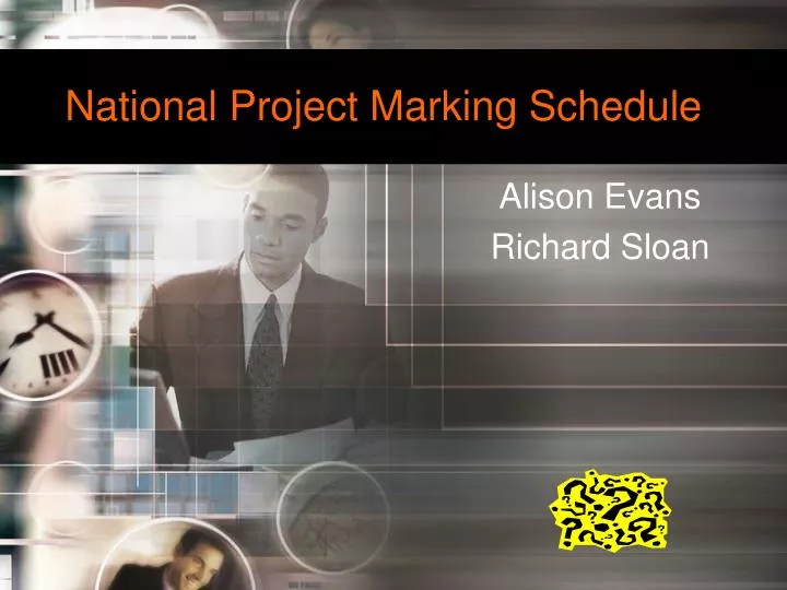 national project marking schedule